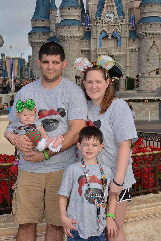 Christina Fox and family at WDW