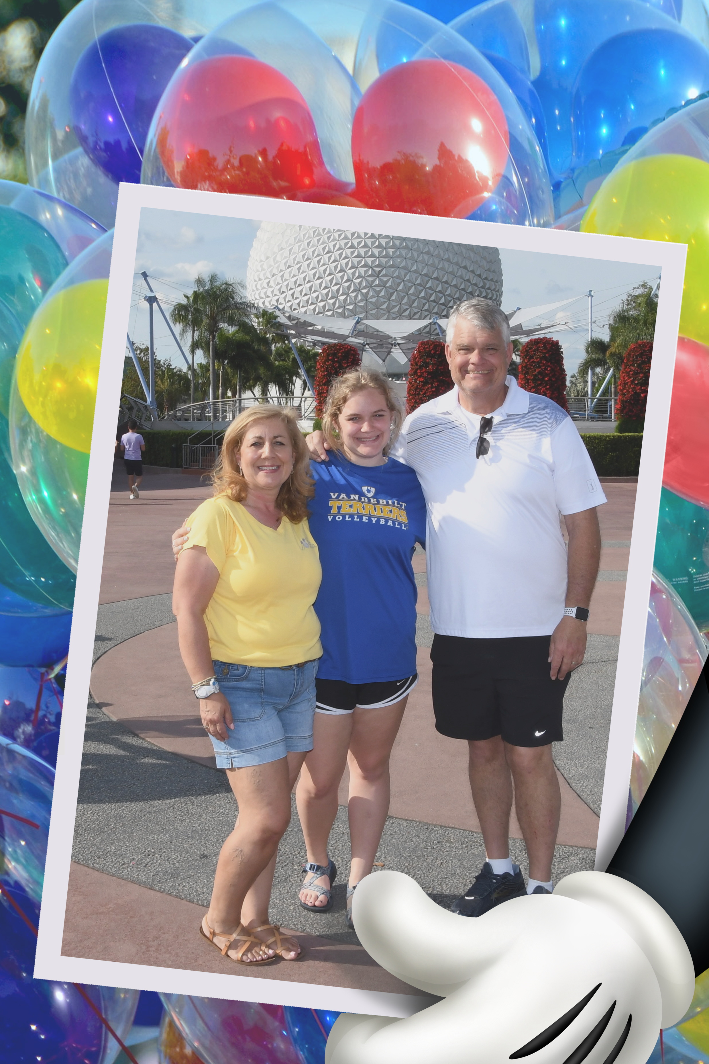 Carol and family at WDW