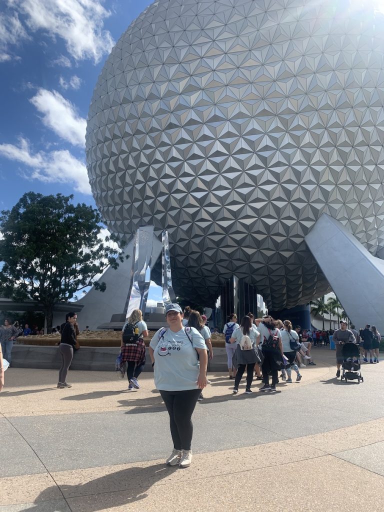 Megan Comeaux at Epcot