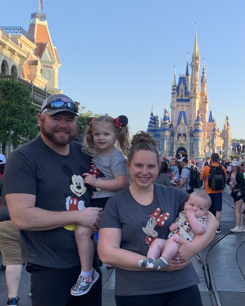 Abigail McKenna w/ Family at Magic Kingdom