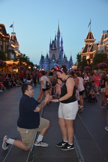 Amanda Scharr Being Proposed to in Disney World