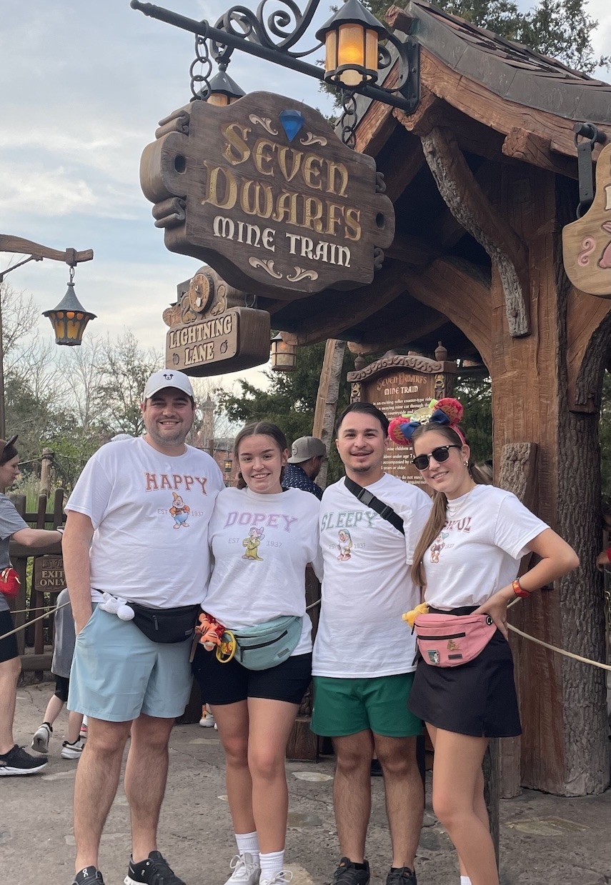 Tyler Wagner and family at WDW