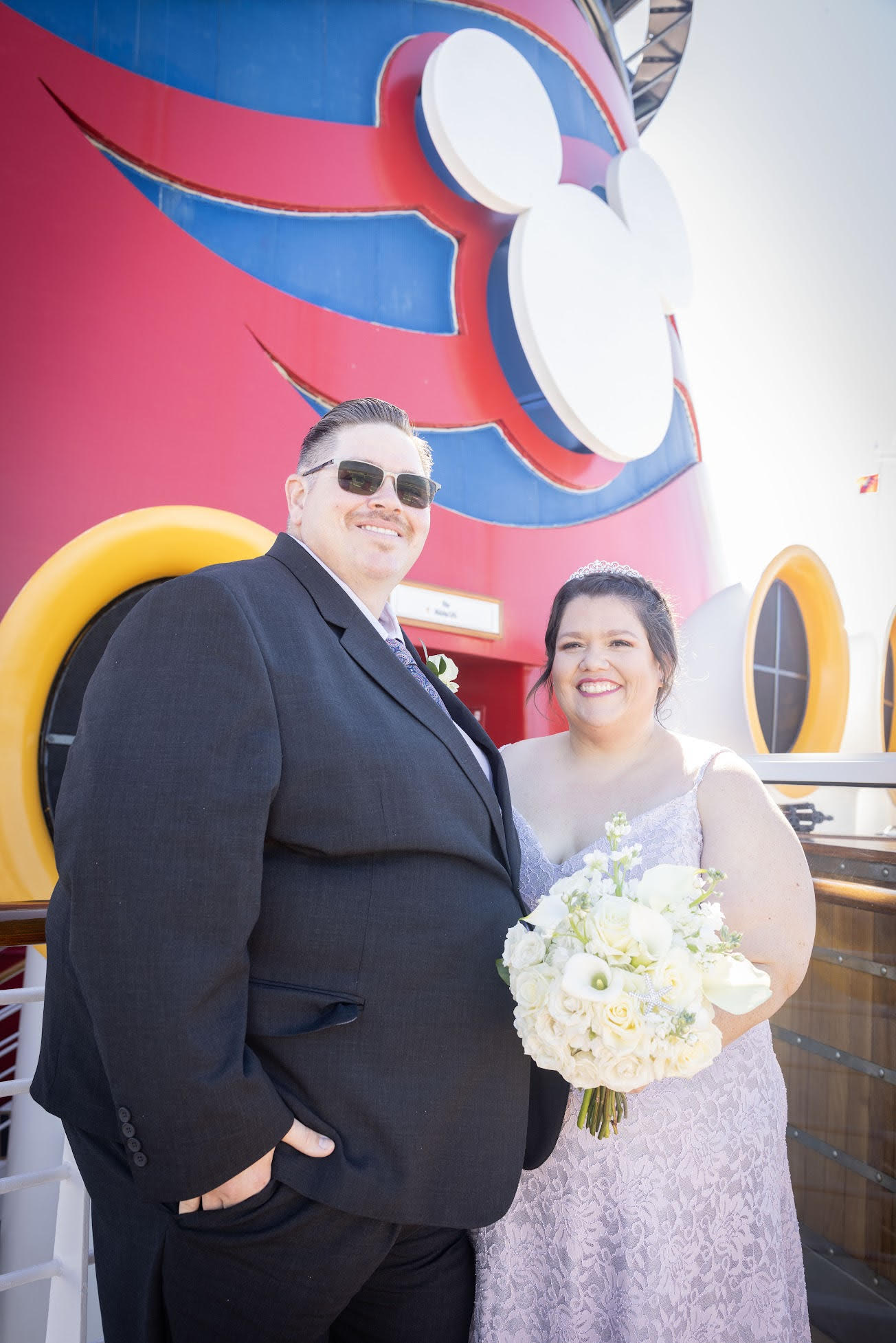 Amanda and family on a disney cruise
