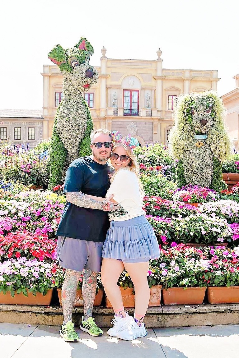 Hallie and family at WDW