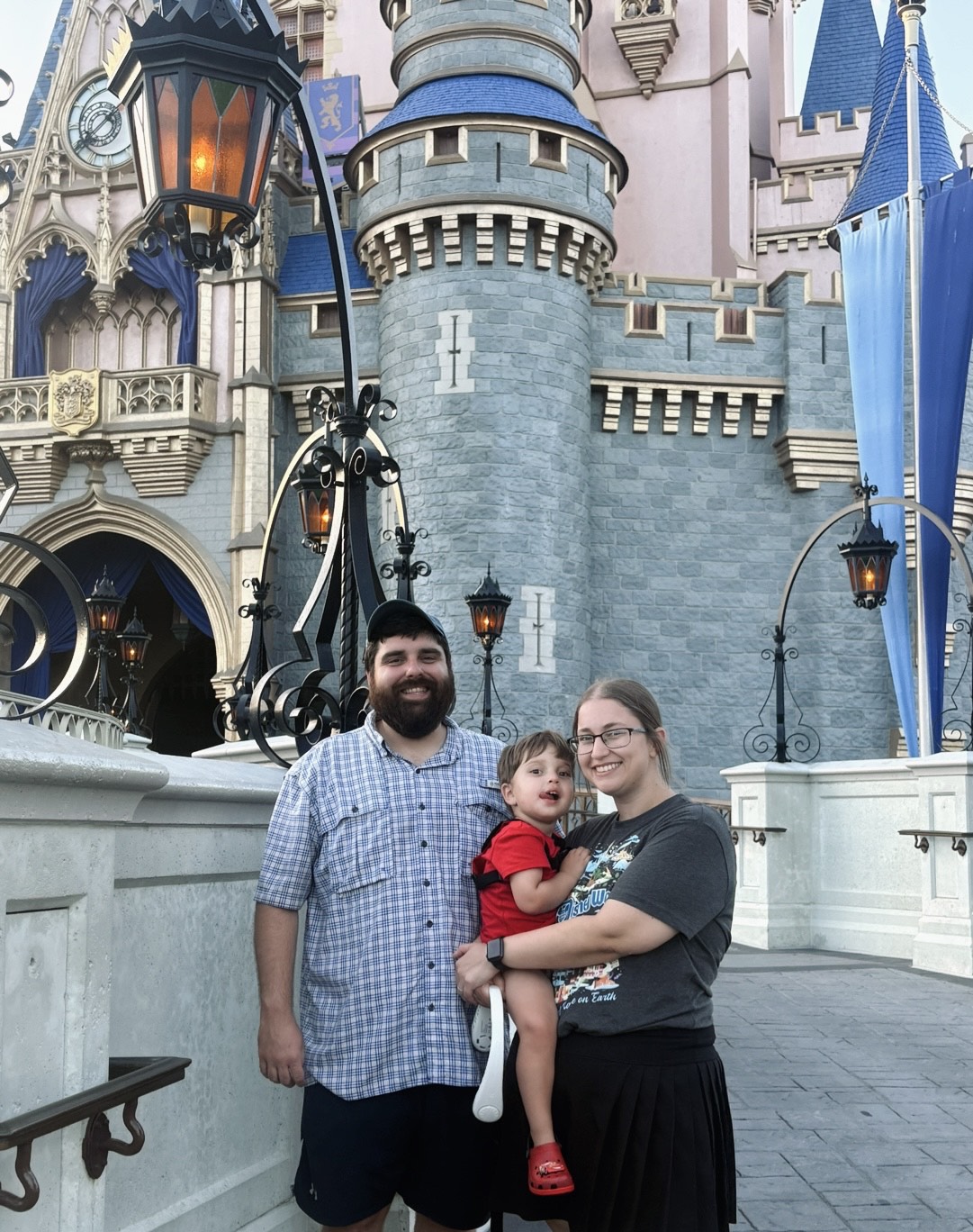 Kiley Benoit and family at WDW
