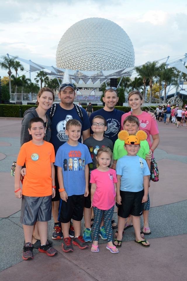 Sunny & Holly and family at EPCOT