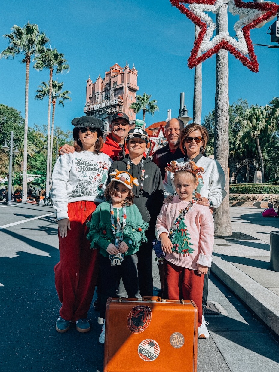 Brooklyn Howard and family at WDW