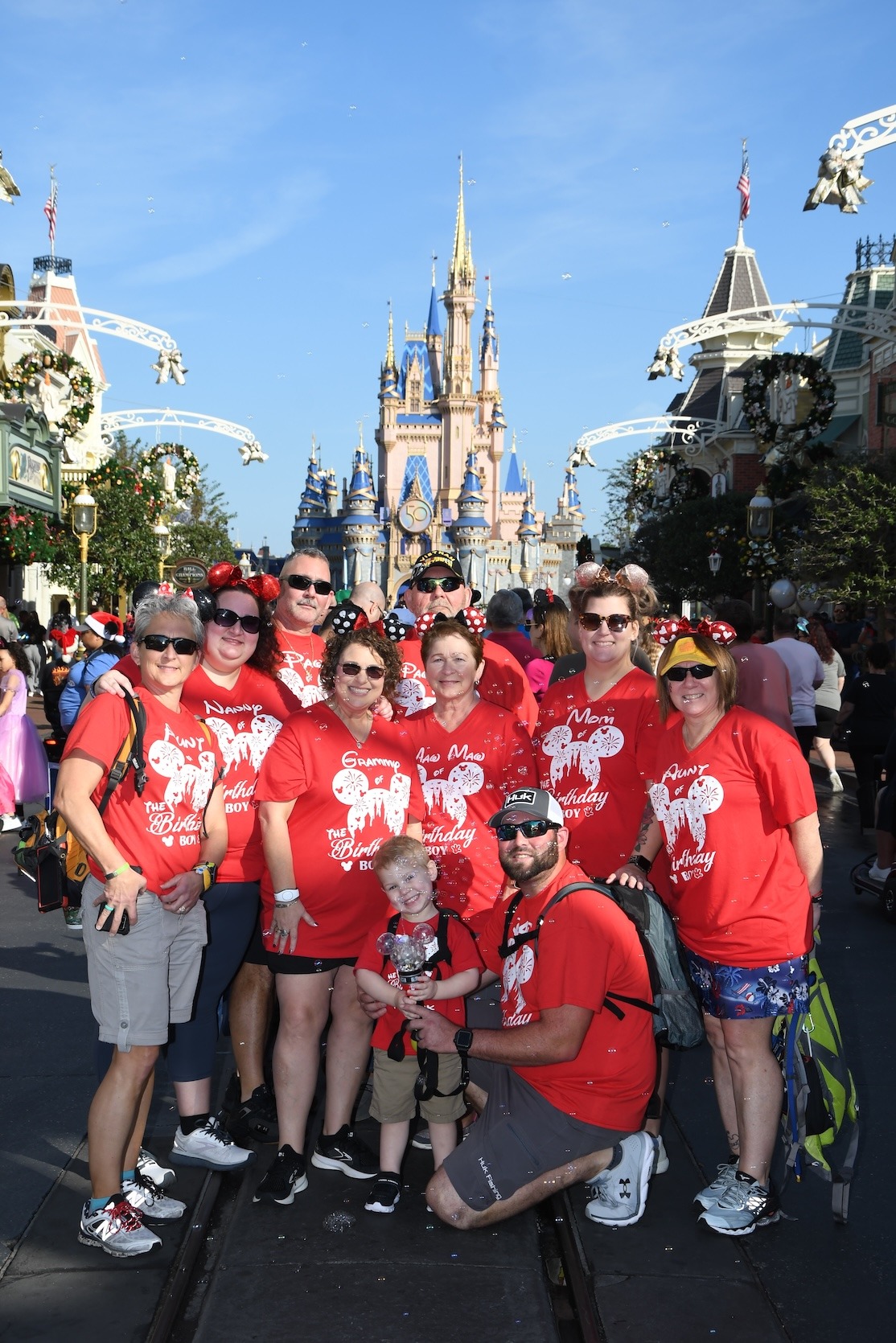 Lisa Guidry and family at WDW