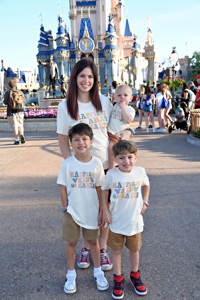 Kourtney Russo and family at WDW