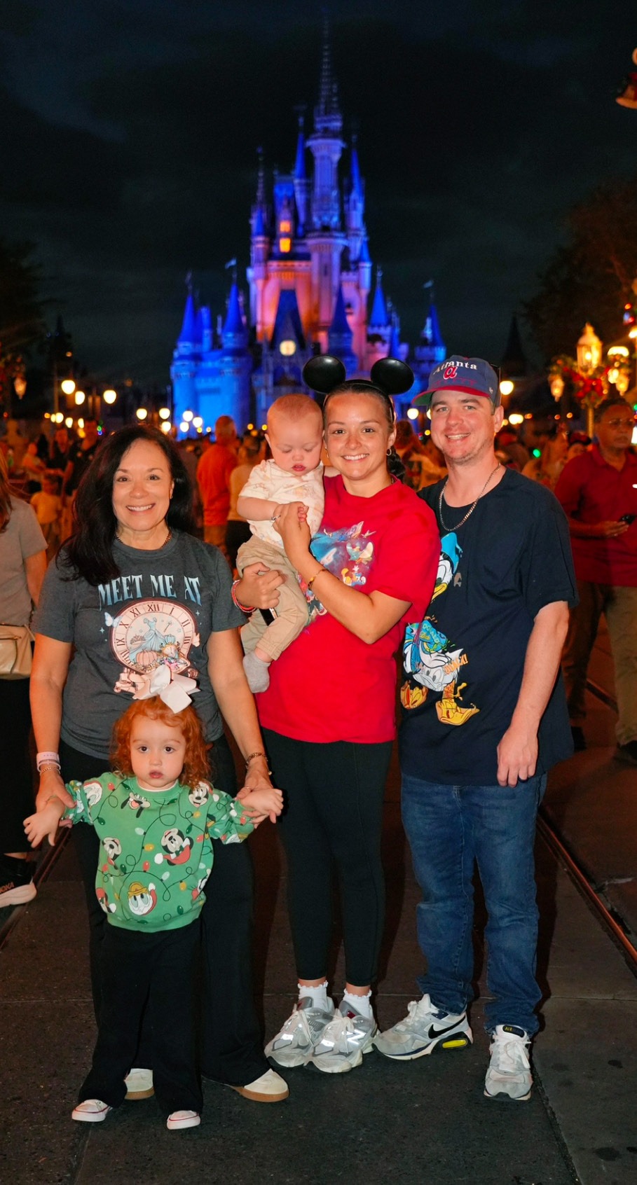Alexandra Webster and family at WDW