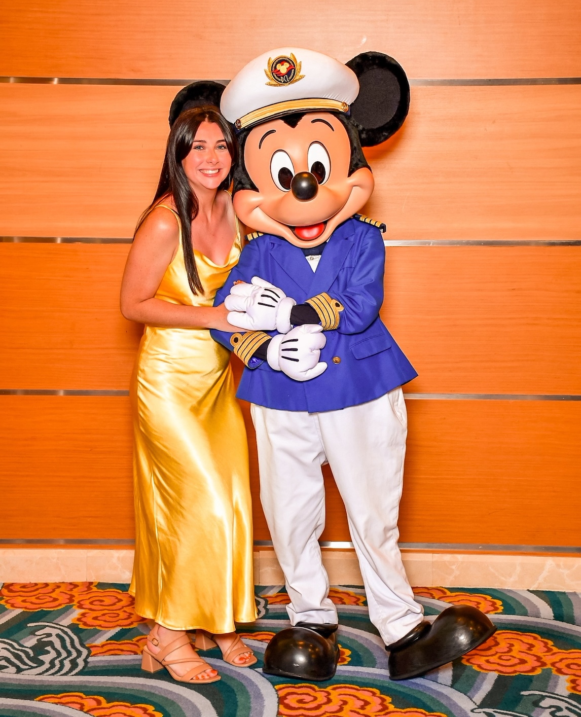 Brittany Brown and Captain Mickey Mouse