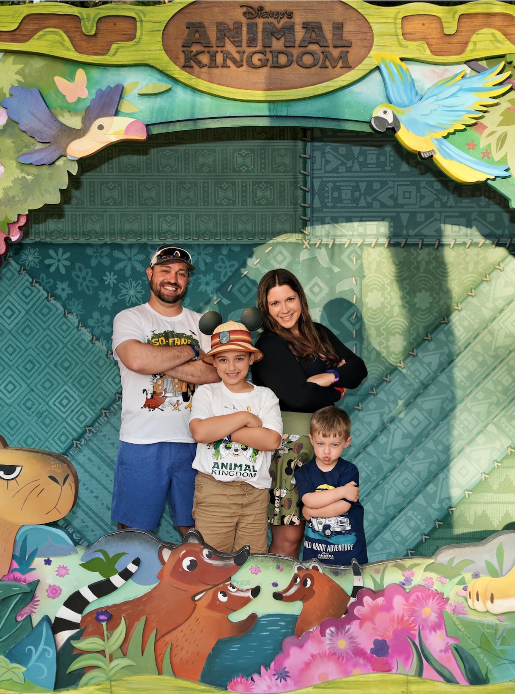 Lauren Carroll and family at WDW