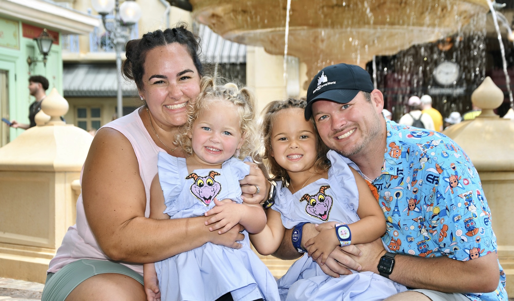 Katie Montiville and family at WDW