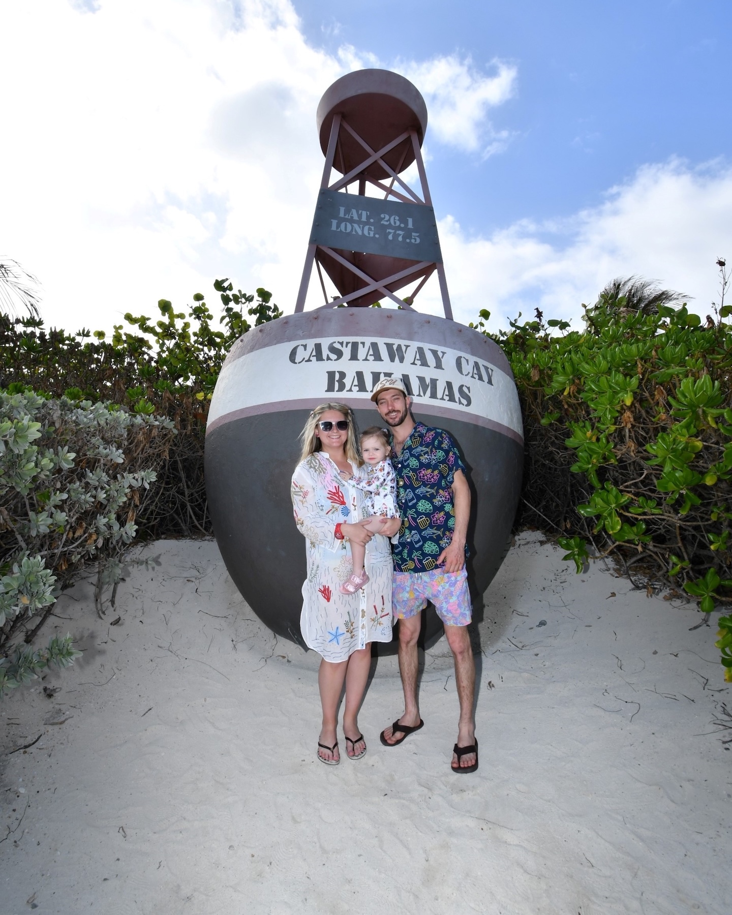 Molly Butler and family at Castaway Cay