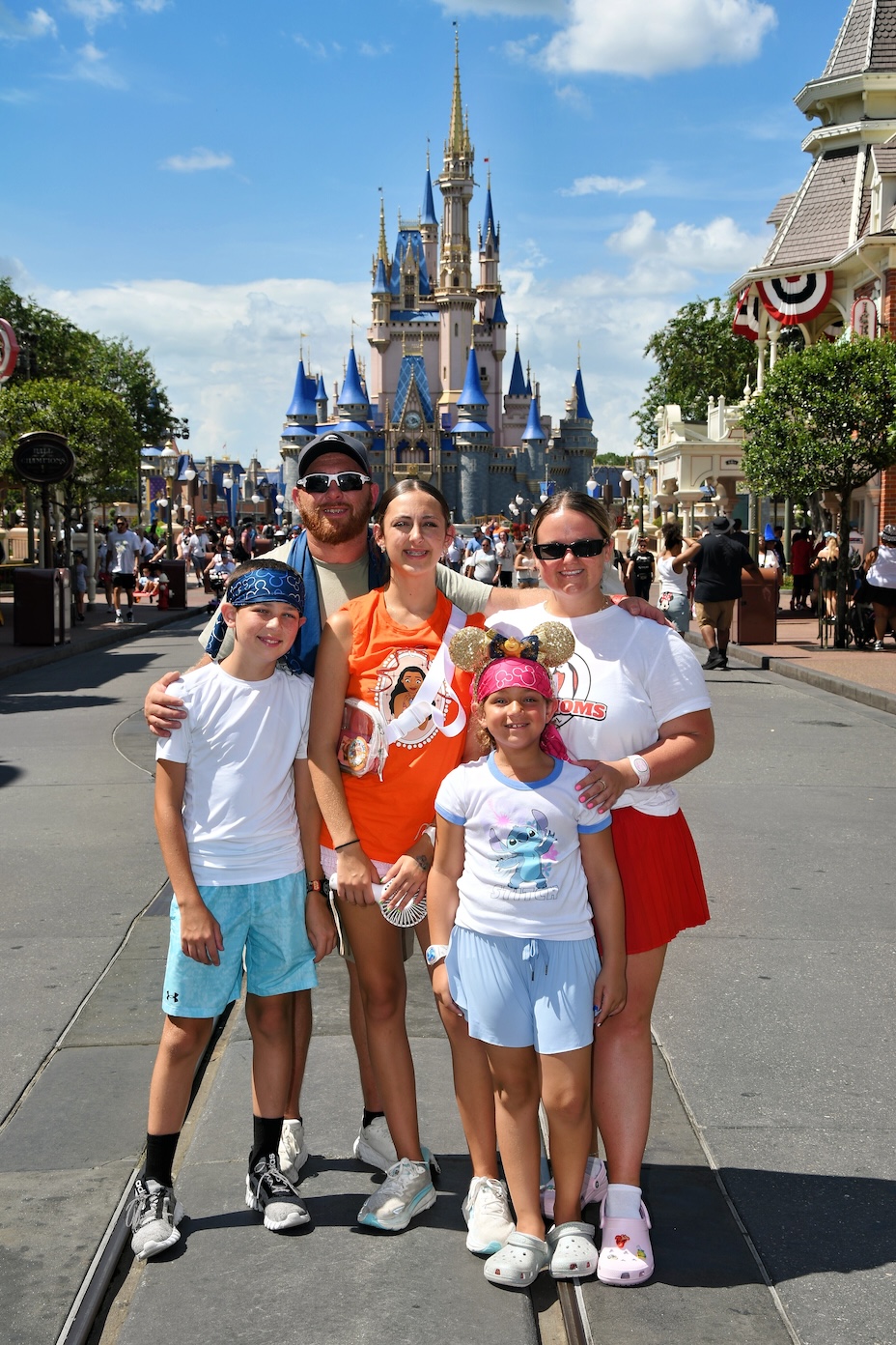 Allie Nichols and family at WDW