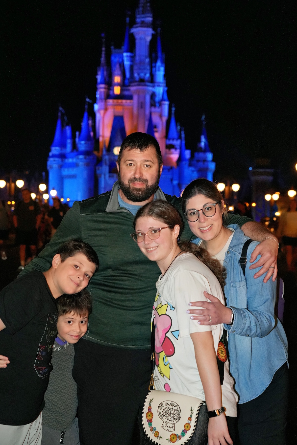 Katie Savoie and family at WDW